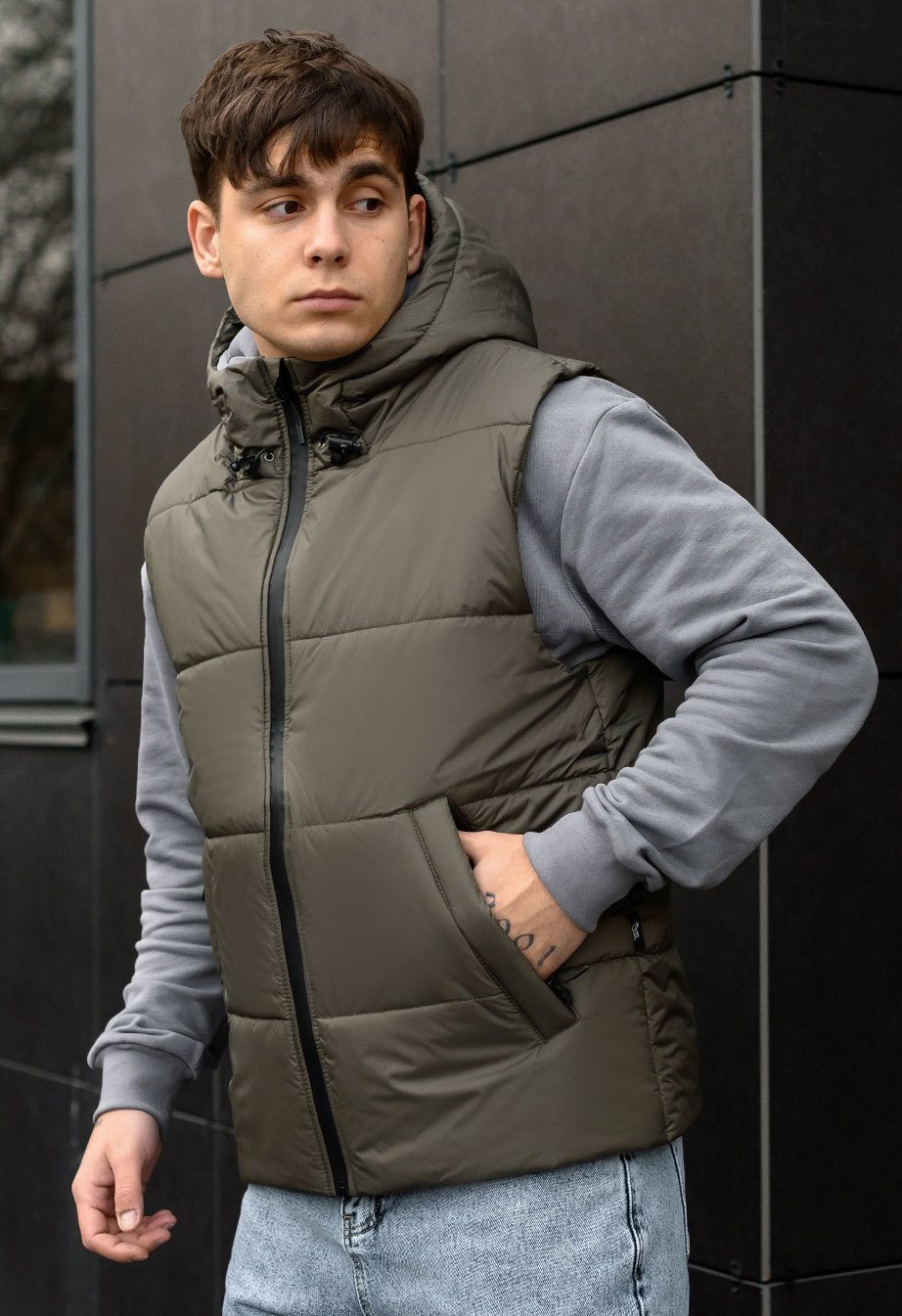 Vestă  Staff to dark khaki