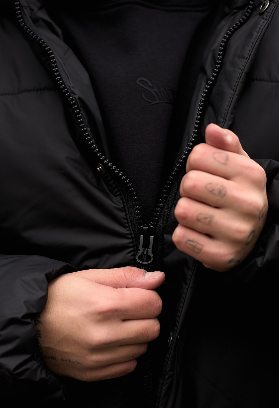 Geacă de iarnă Staff kas black