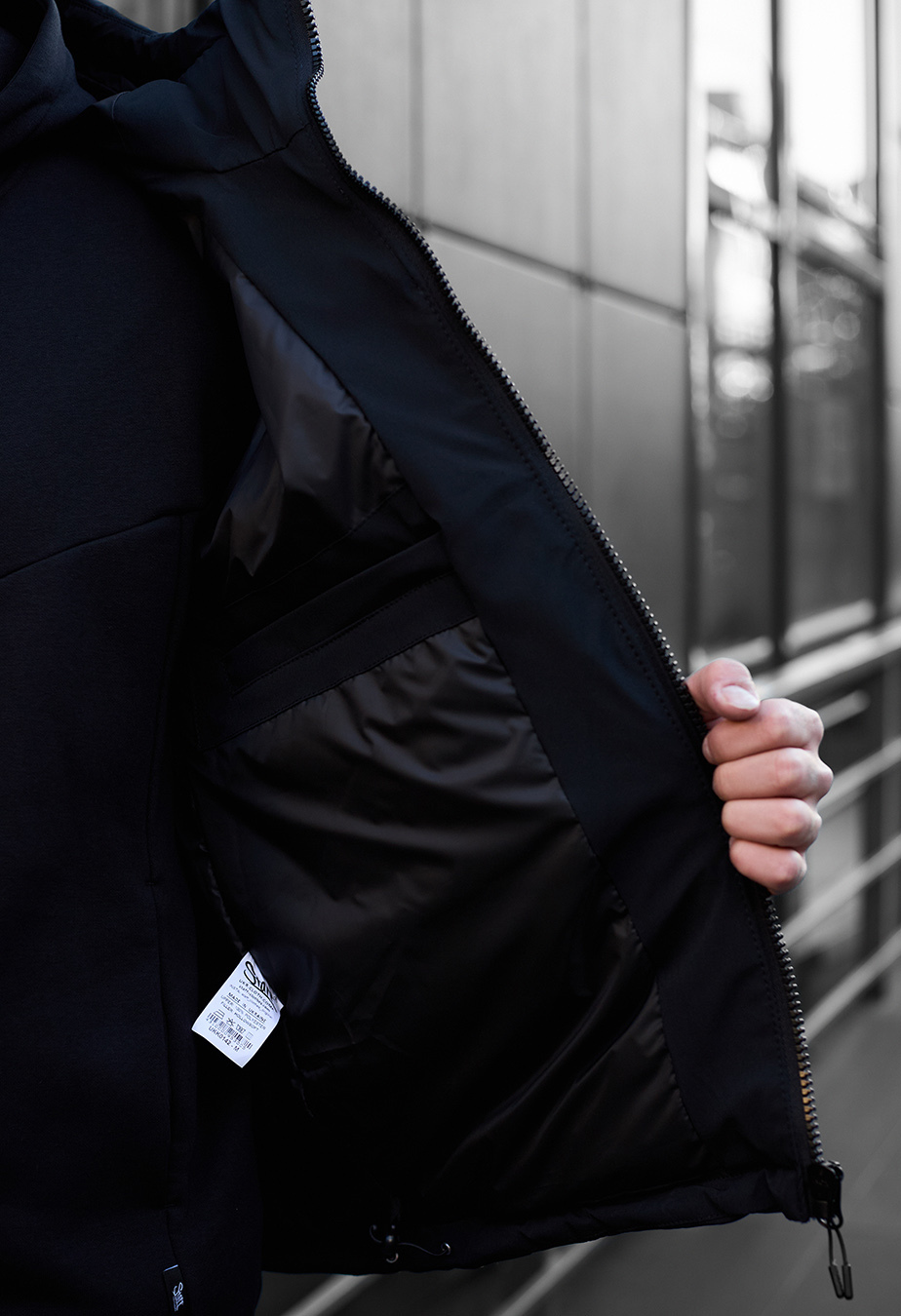 Geacă de iarnă Staff vi black reflective
