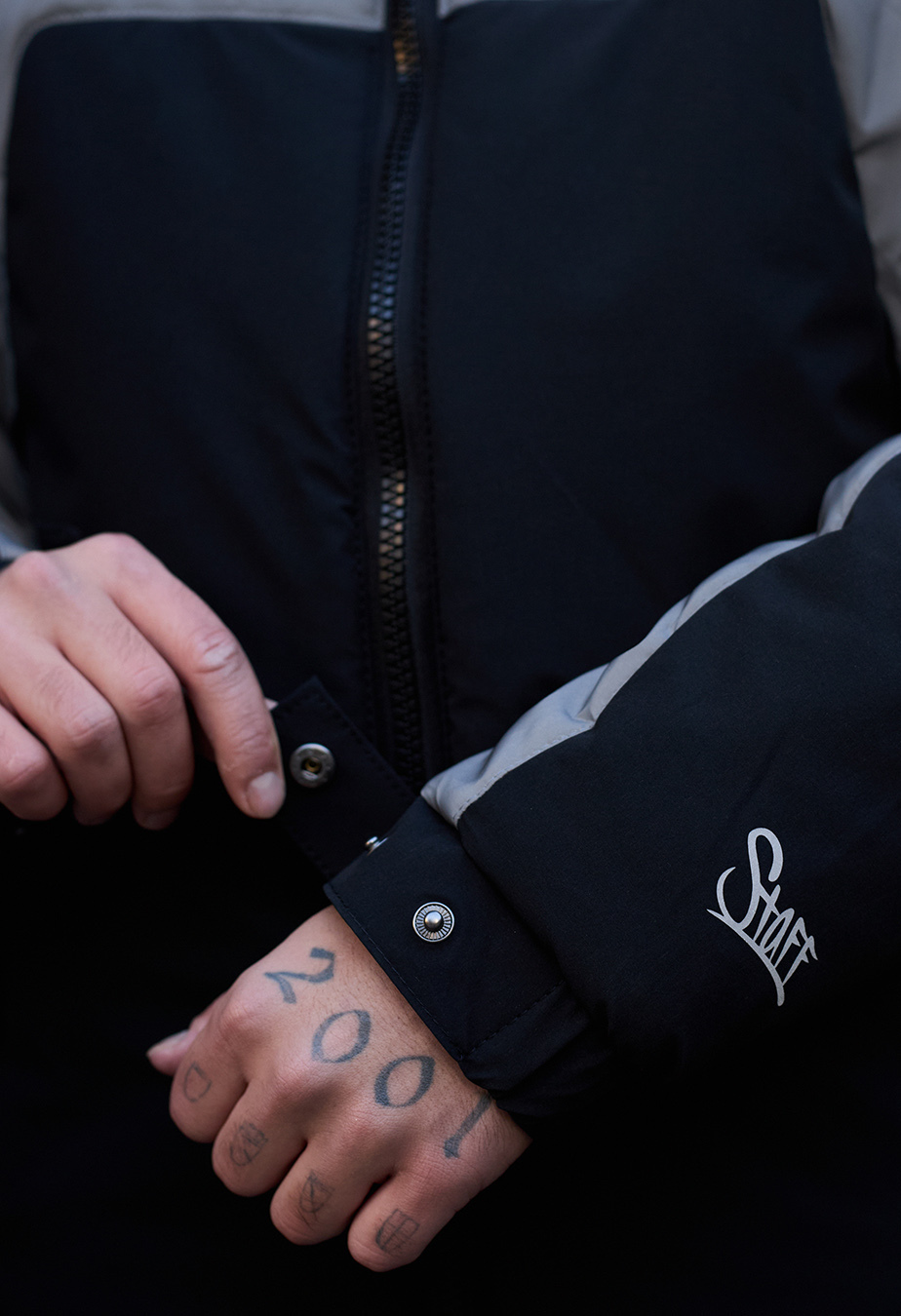 Geacă de iarnă Staff vi black reflective