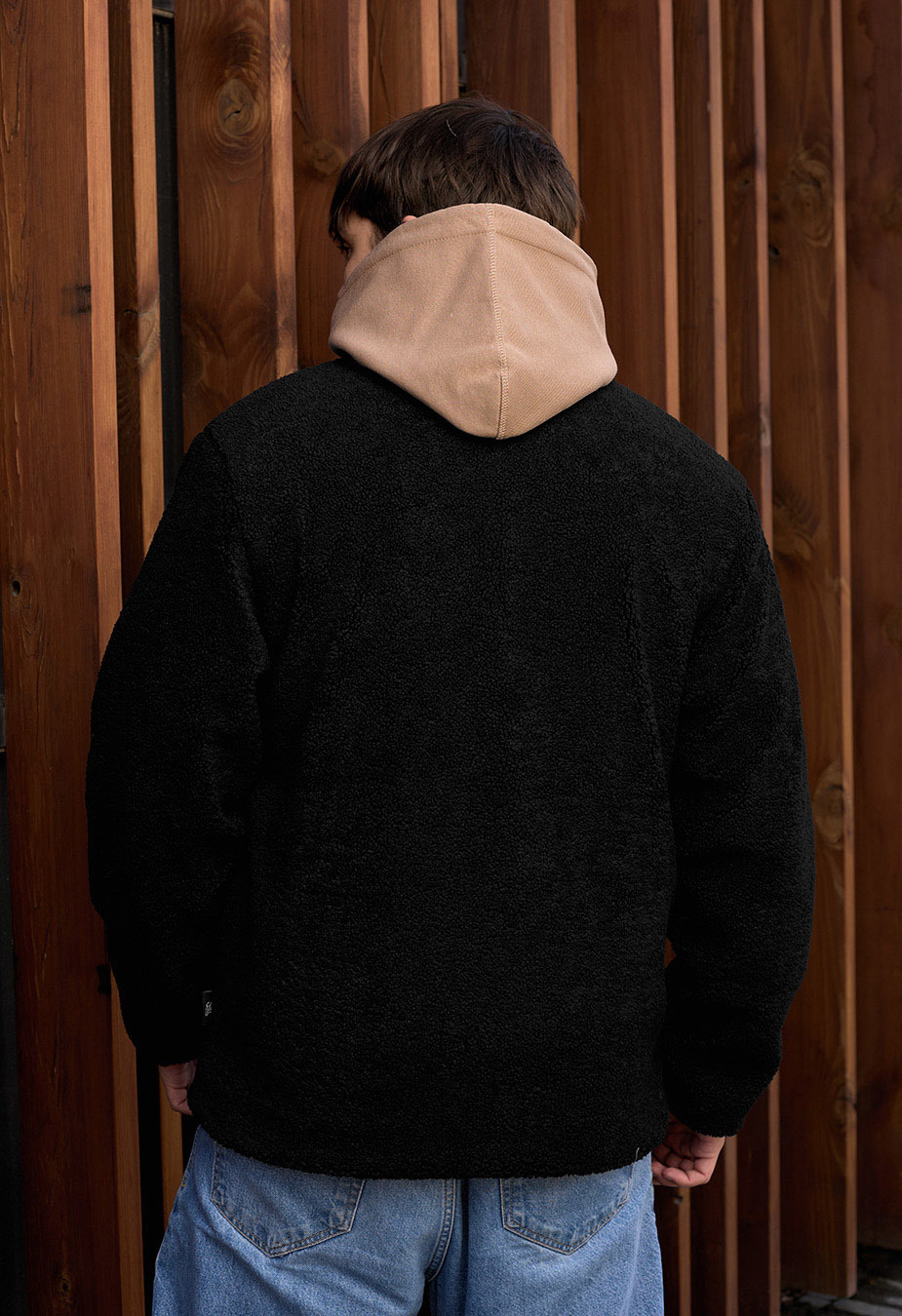 Jachetă de blană Staff zelm black