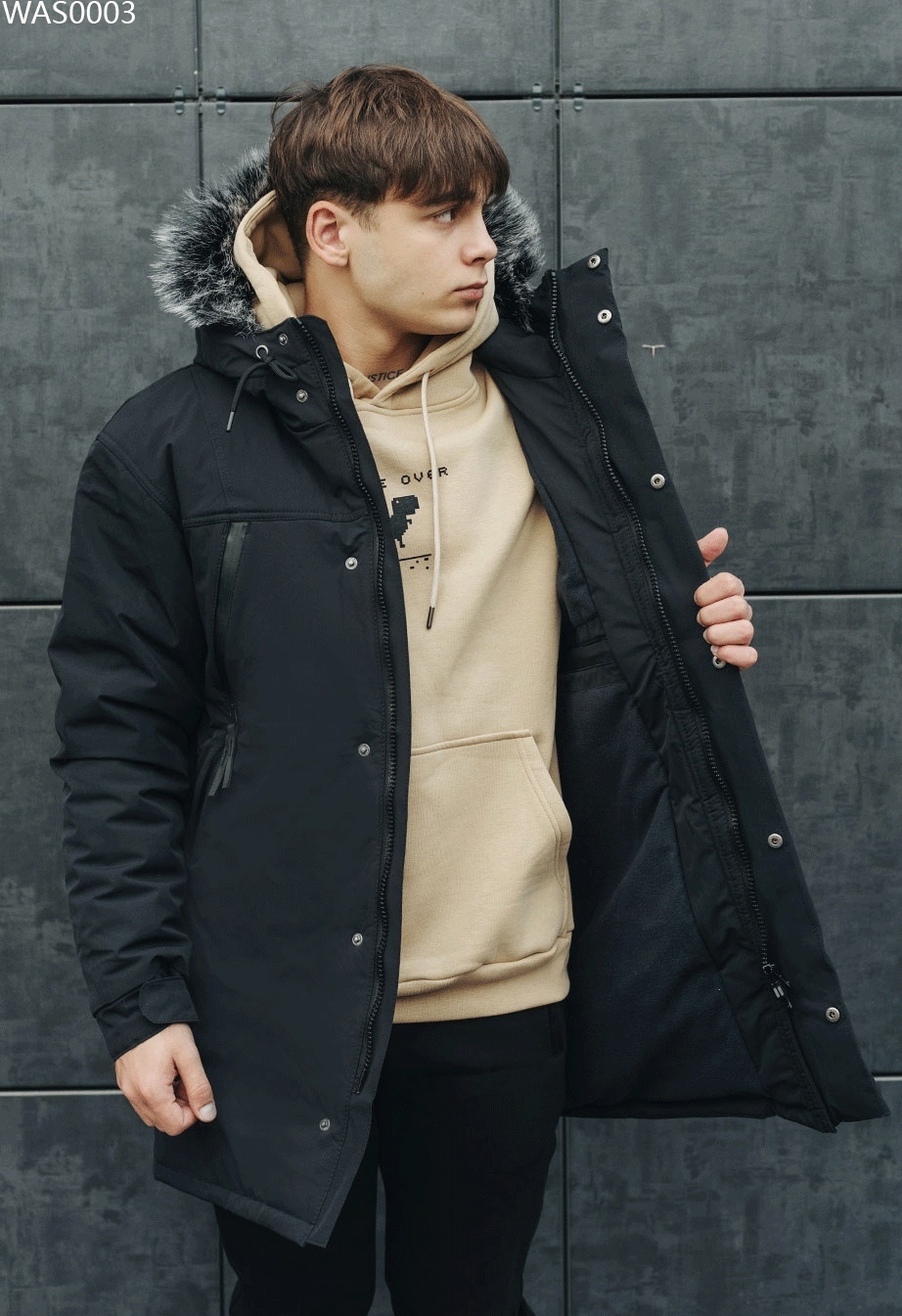 Зимняя парка Staff cold black