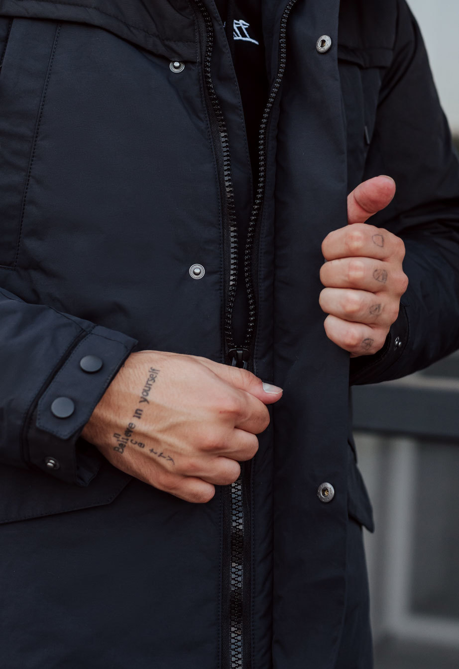 Parka de iarnă Staff sta navy & black