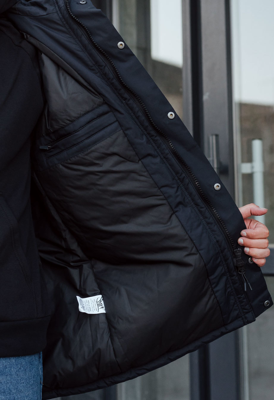 Parka de iarnă Staff sta navy & black