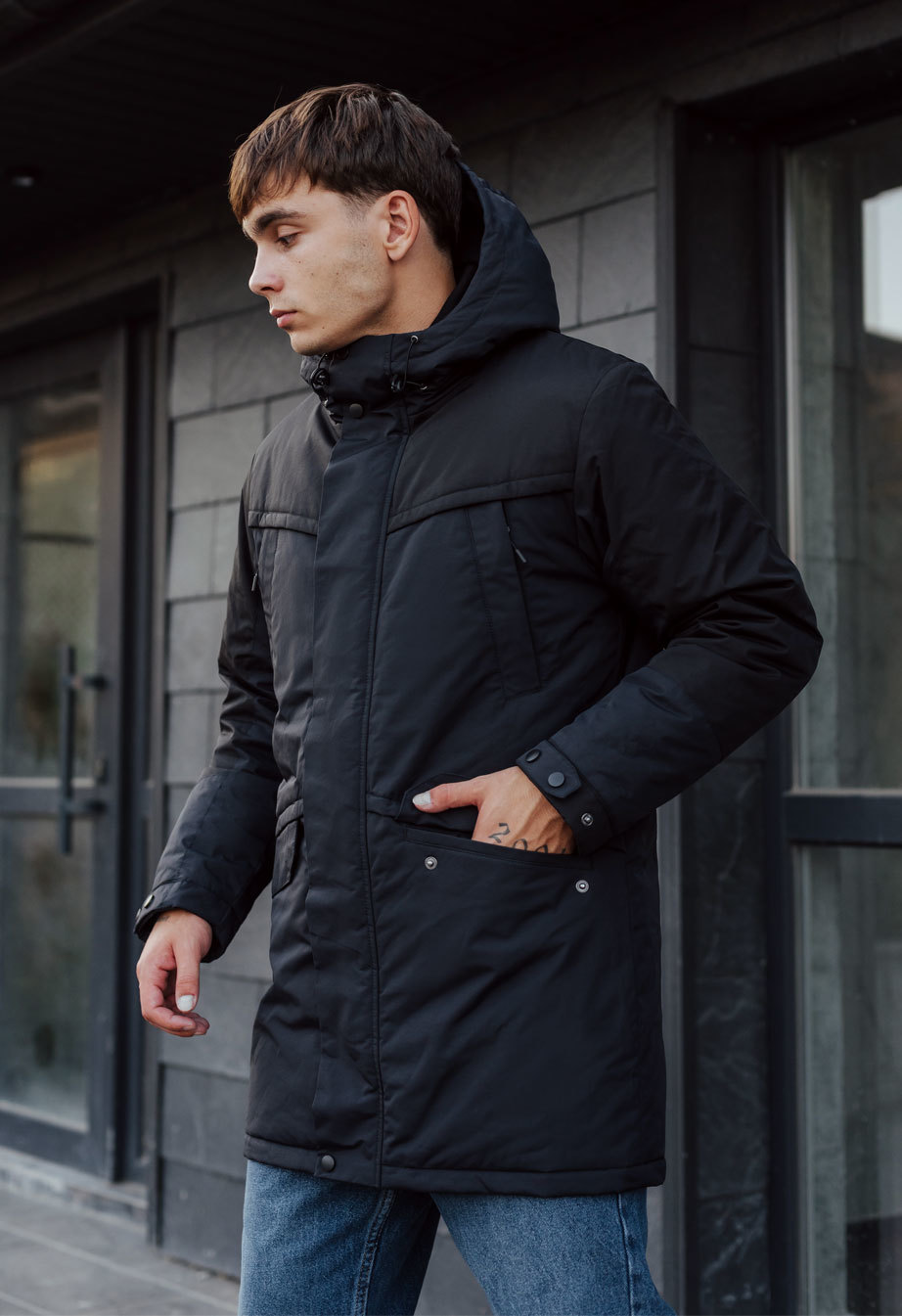 Parka de iarnă Staff sta navy & black