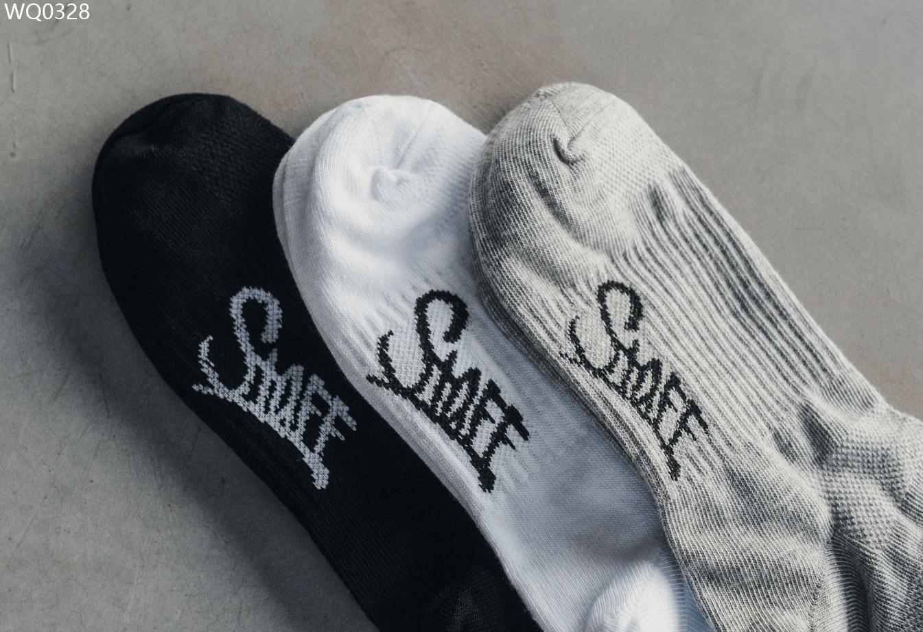 Șosete de damă Staff color block (trei perechi)