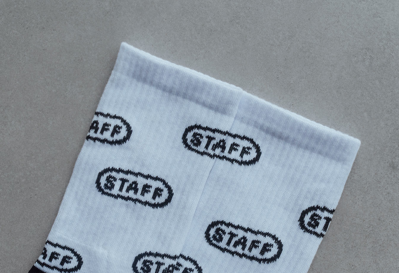 Șosete Staff logo black & white