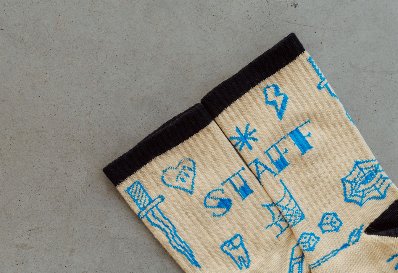 Șosete Staff prints