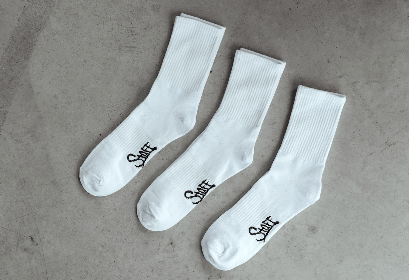 Șosete Staff white (trei perechi) 43-46