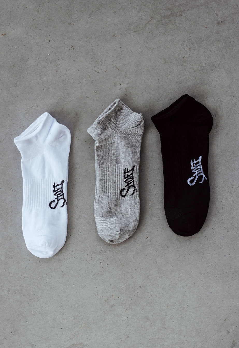 Șosete Staff gray/black/white (trei perechi) m. 43-46