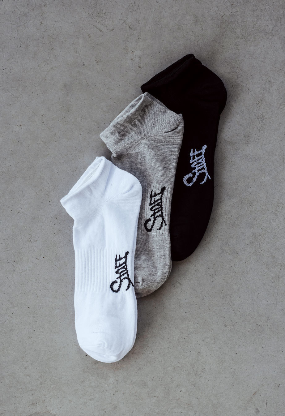 Șosete Staff gray/black/white (trei perechi) m. 43-46