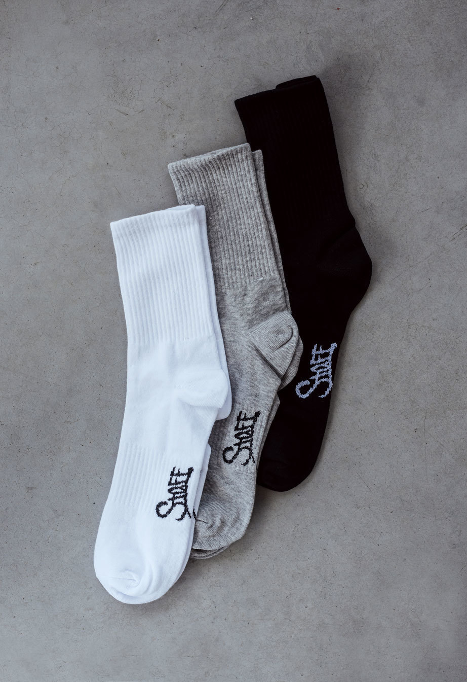 Șosete Staff gray/black/white (trei perechi) m. 43-46