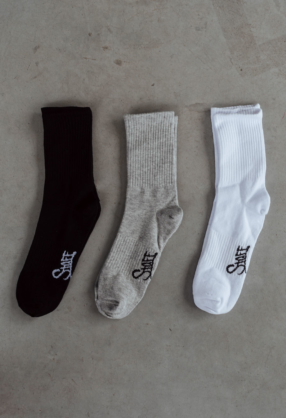Șosete Staff black/gray/white (m.39-42)