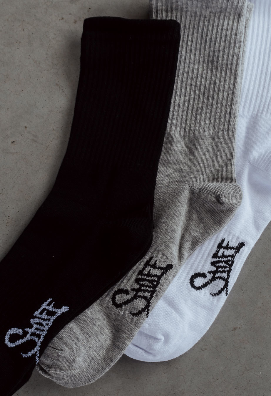 Șosete Staff black/gray/white (m.39-42)