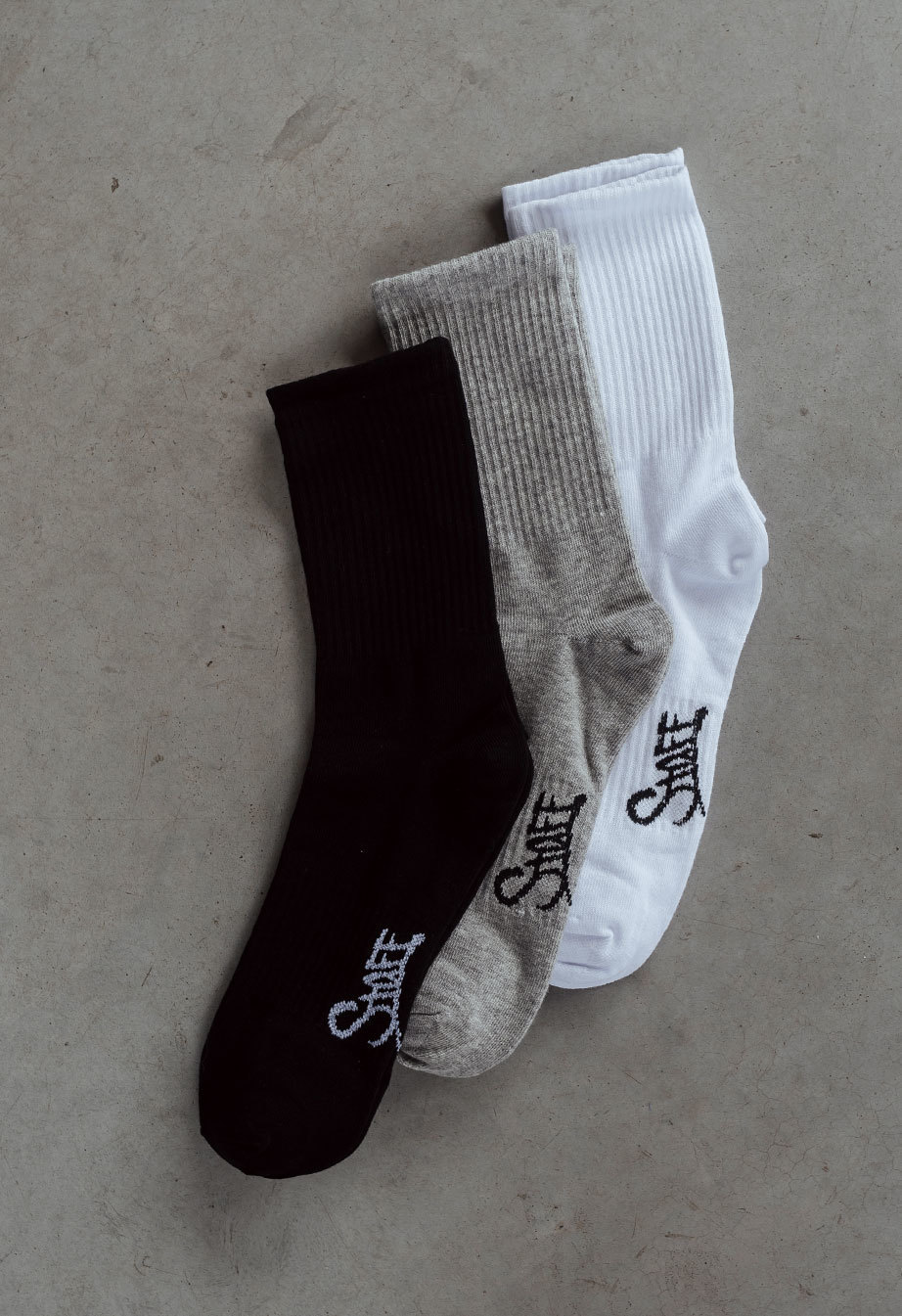 Șosete Staff black/gray/white (m.39-42)