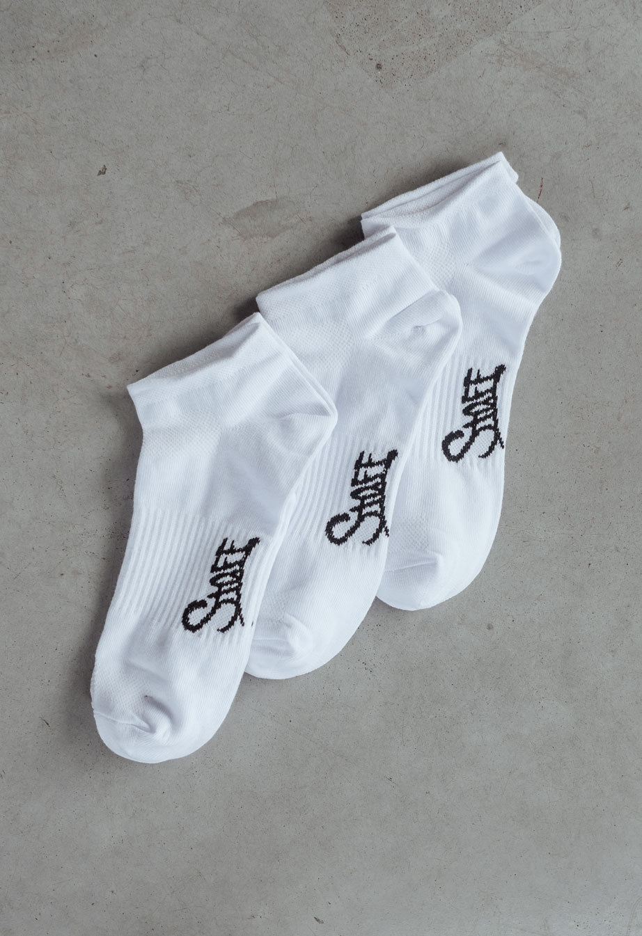 Șosete Staff white trei perechi (m.39-42)