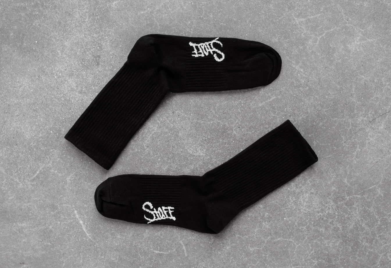 Șosete de damă Staff all black (m.36-39)