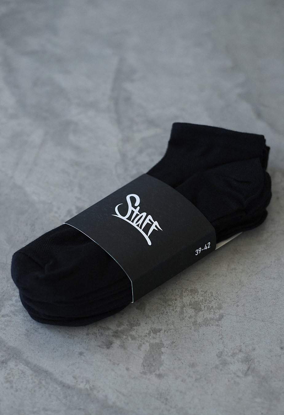 Șosete Staff black 5 perechi short (m. 39-42)
