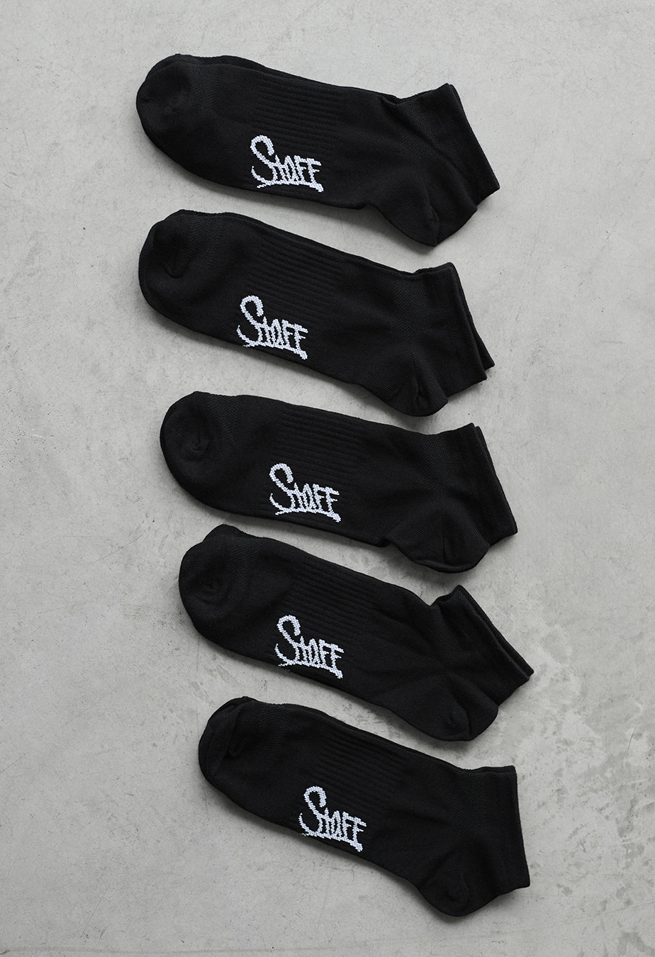 Șosete Staff black 5 perechi short (m.43-46)