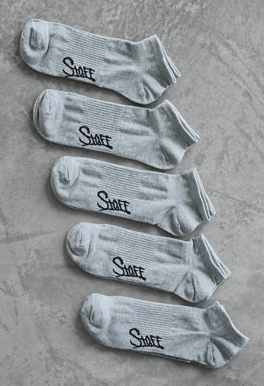 Șosete Staff gray 5 perechi short (m.43-46)