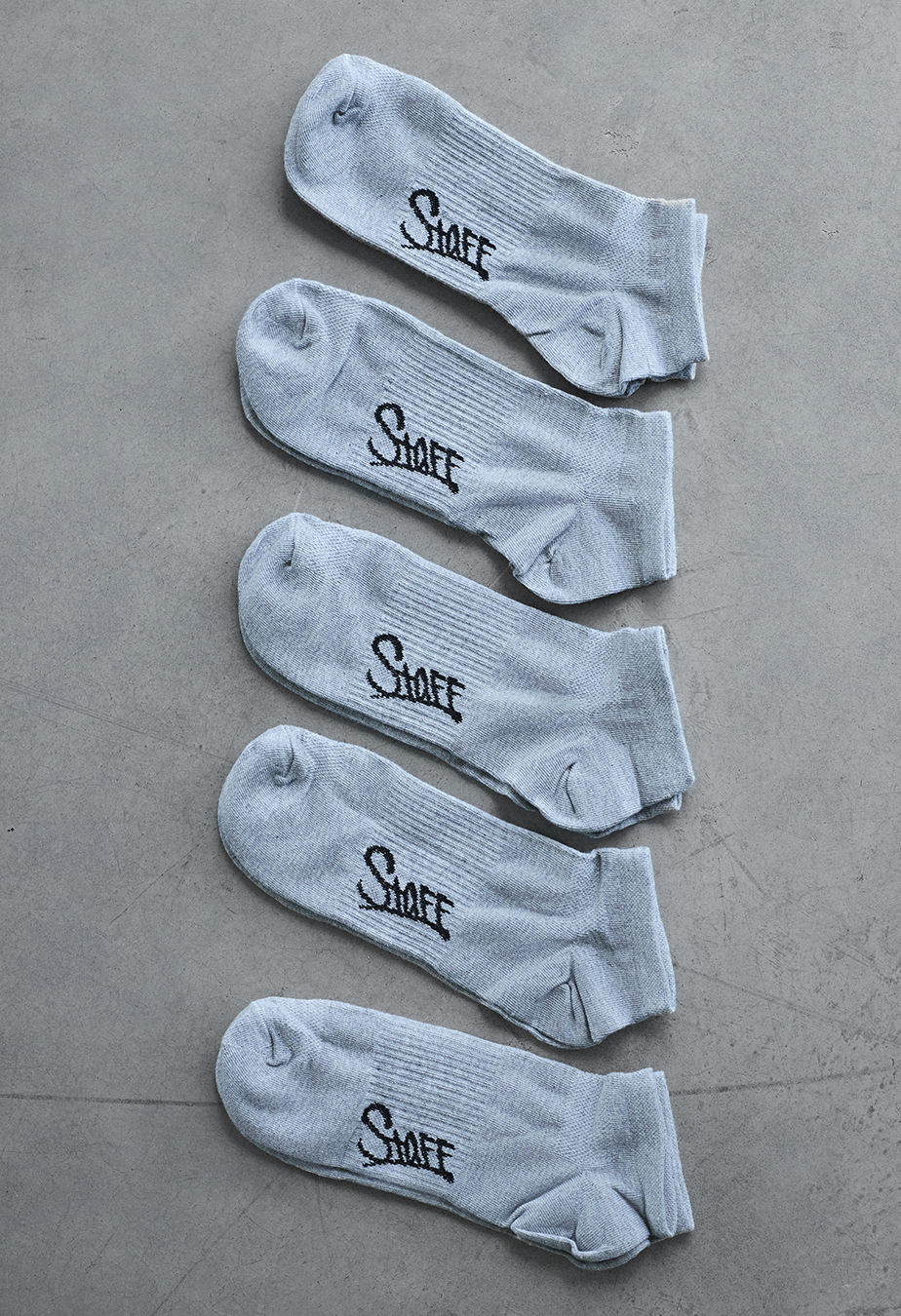 Șosete Staff gray 5 perechi short (m.39-42)
