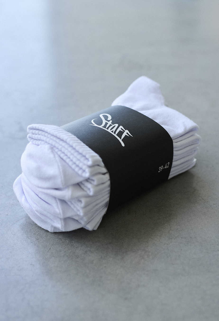 Șosete Staff white 5 perechi long (m.39-42)
