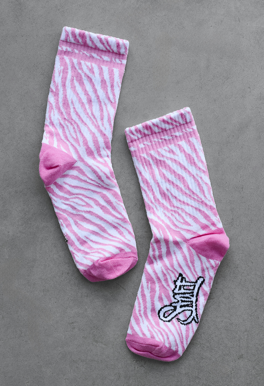 Șosete de damă Staff pink & white
