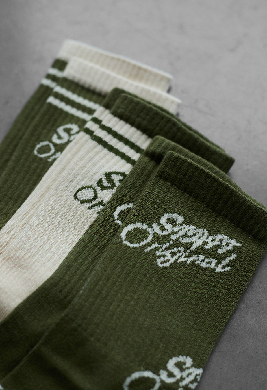 Șosete Staff light beige & khaki original (trei perechi)