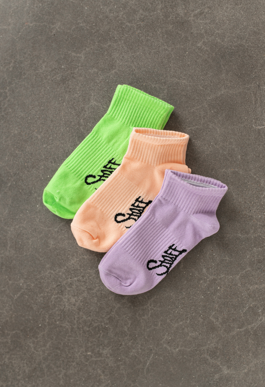 Șosete de damă Staff peach/violet/green 36-39 (trei perechi)