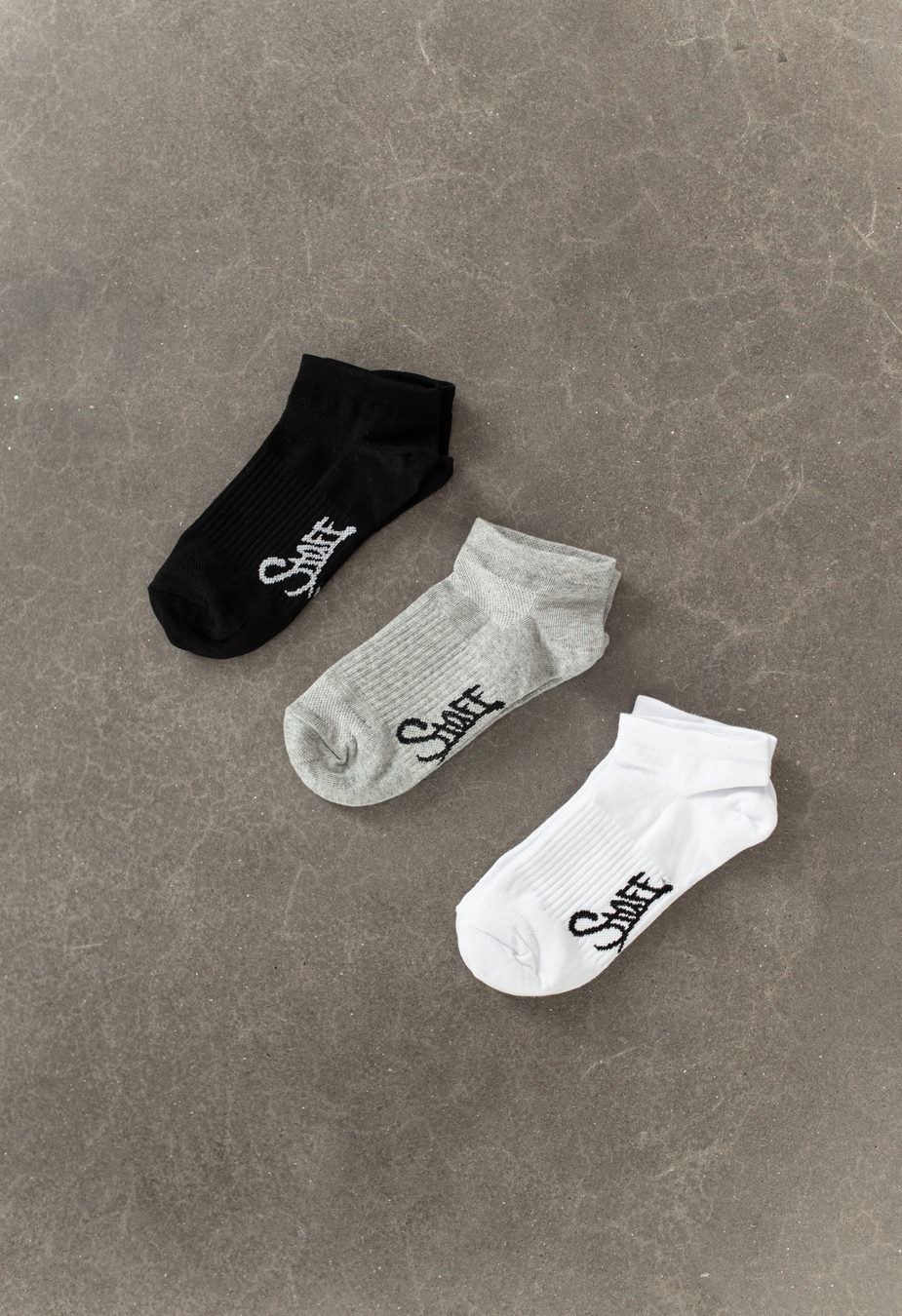 Șosete de damă Staff white/black/gray 36-39 (trei perechi)
