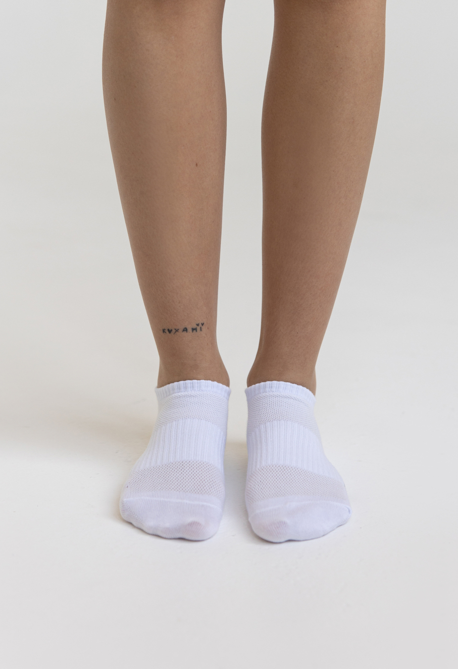 Șosete de damă Staff white (trei perechi).