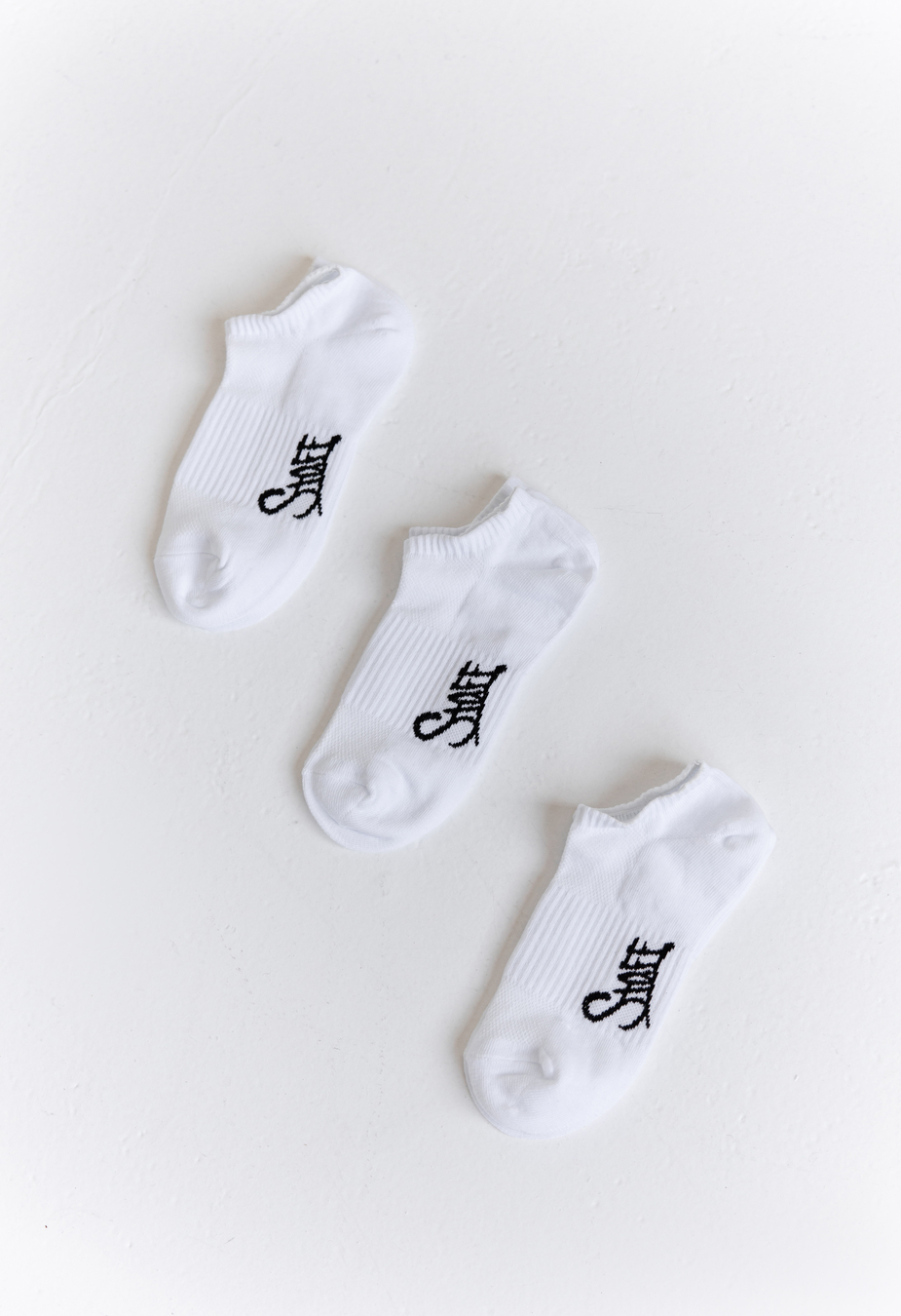 Șosete de damă Staff white (trei perechi).
