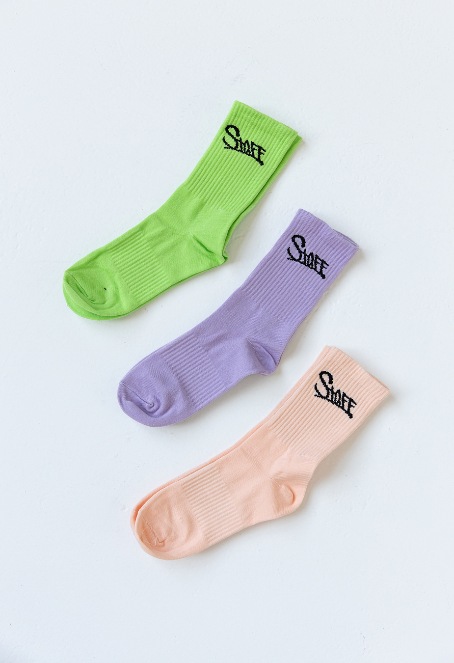 Șosete de damă Staff color block (m.36-40) (trei perechi)