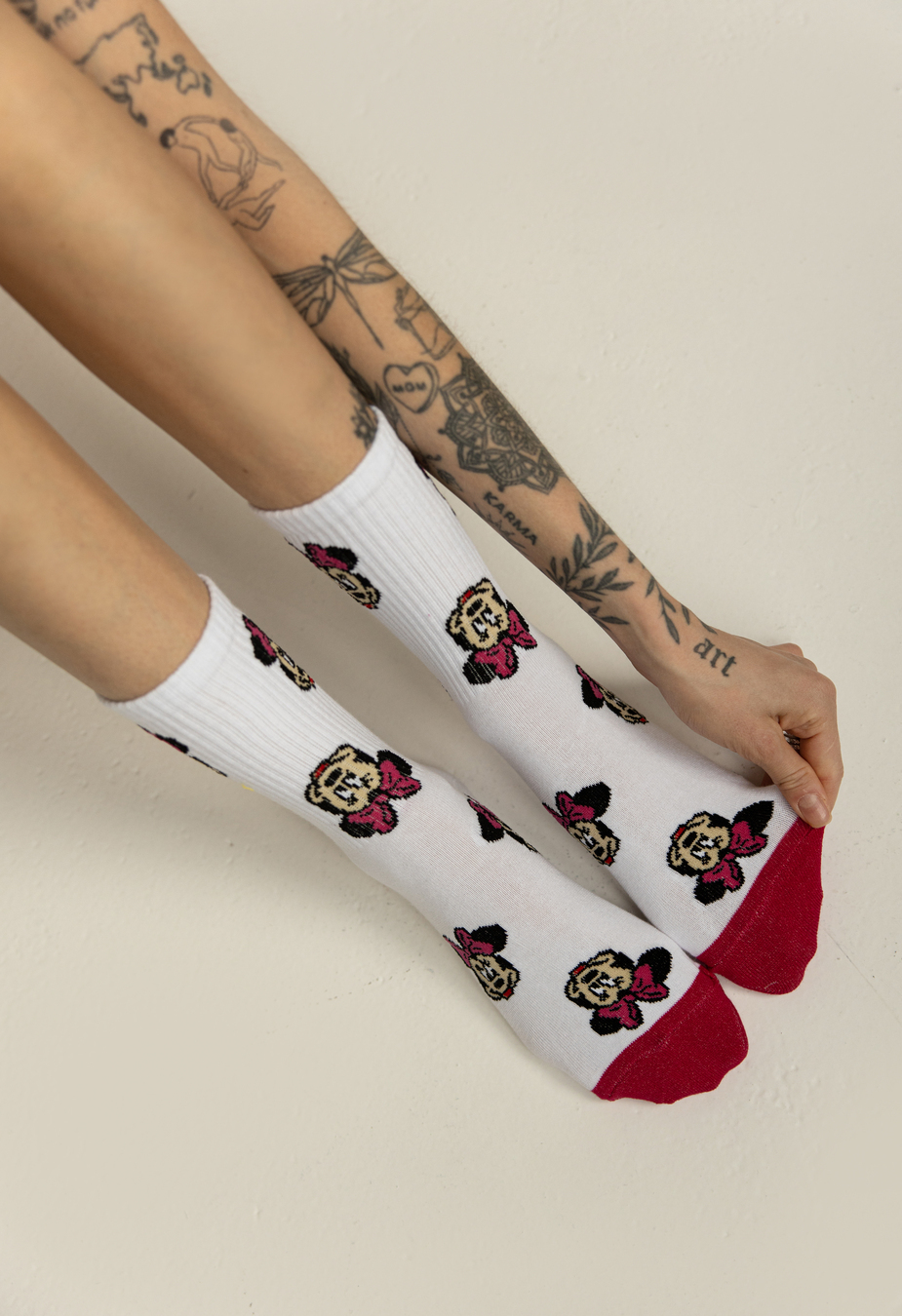 Șosete de damă Staff bows (r.36-40) (cinci perechi)