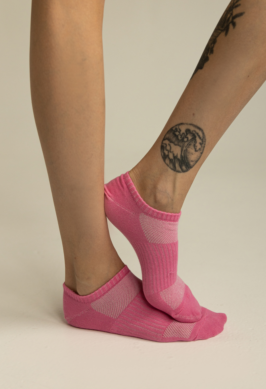 Șosete de damă Staff pink logo (r.36-40) (trei perechi)