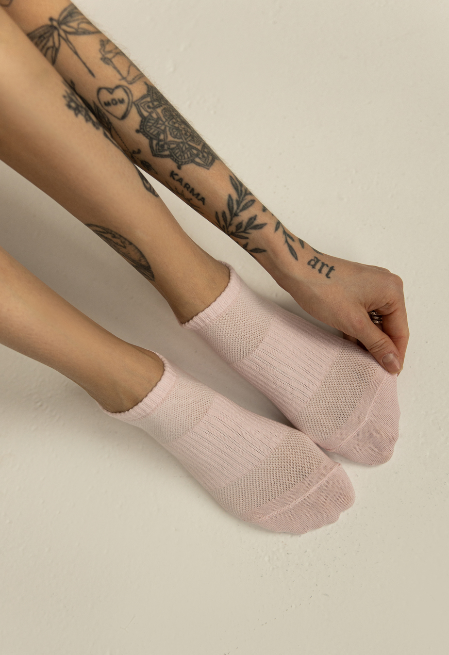 Șosete de damă Staff pink logo (r.36-40) (trei perechi)