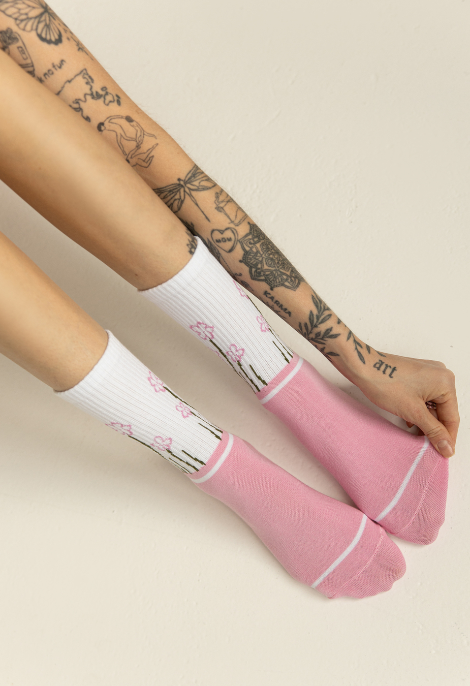 Șosete de damă Staff flower (r.36-40) (cinci perechi)